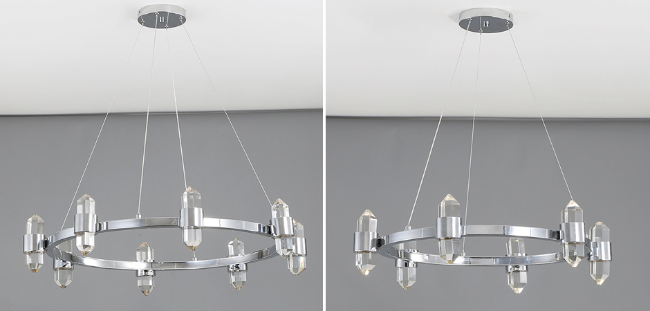 Люстра Crystal Ring Chandelier Chromium Люстра Crystal Ring Chandelier Chromium - Loft-Concept в Твери