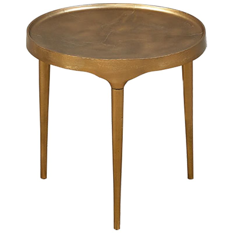 Приставной стол круглый Robby Coffee Table Золотой Приставной стол круглый Robby Coffee Table Золотой в Твери | Loft Concept