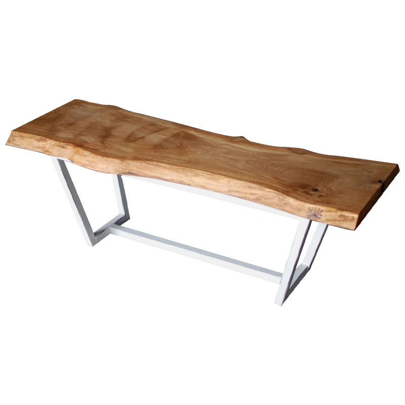 Кофейный стол Woodard Industrial Metal Rust Coffee Table Светлый дуб Белый Кофейный стол Woodard Industrial Metal Rust Coffee Table Светлый дуб Белый в Твери | Loft Concept