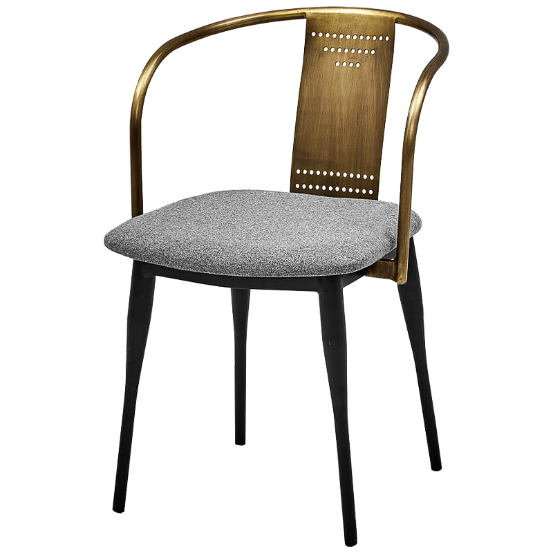 Стул Roger Loft Stool Винтажное Темное Золото Серый Черный Стул Roger Loft Stool Винтажное Темное Золото Серый Черный в Твери | Loft Concept