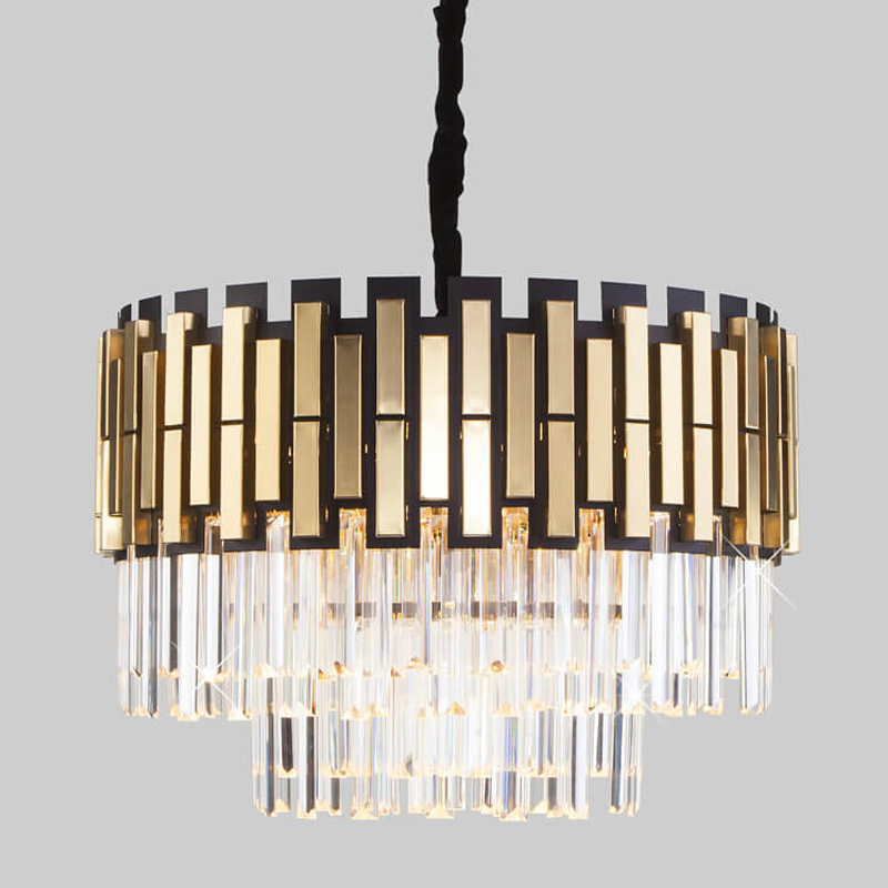 Люстра Garsent Chandelier Черный Золотой Люстра Garsent Chandelier Черный Золотой в Твери | Loft Concept