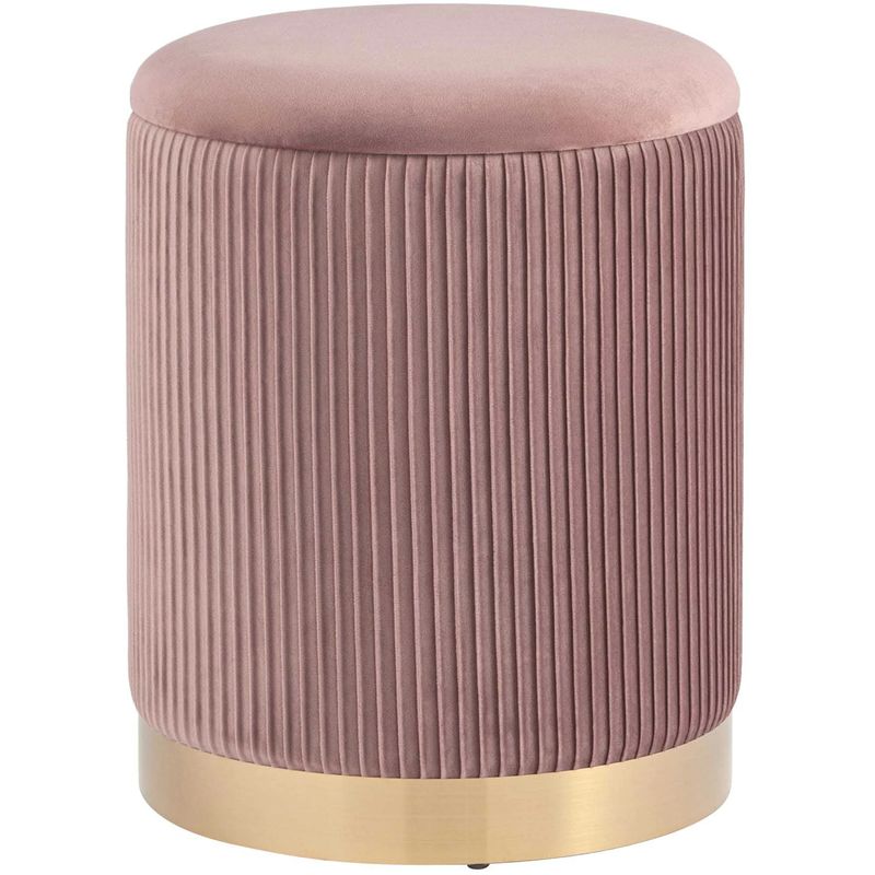 Пуф с ящиком Beatrice розовый Glossy Velor Розовый пастельный Пуф с ящиком Beatrice розовый Glossy Velor Розовый пастельный в Твери | Loft Concept