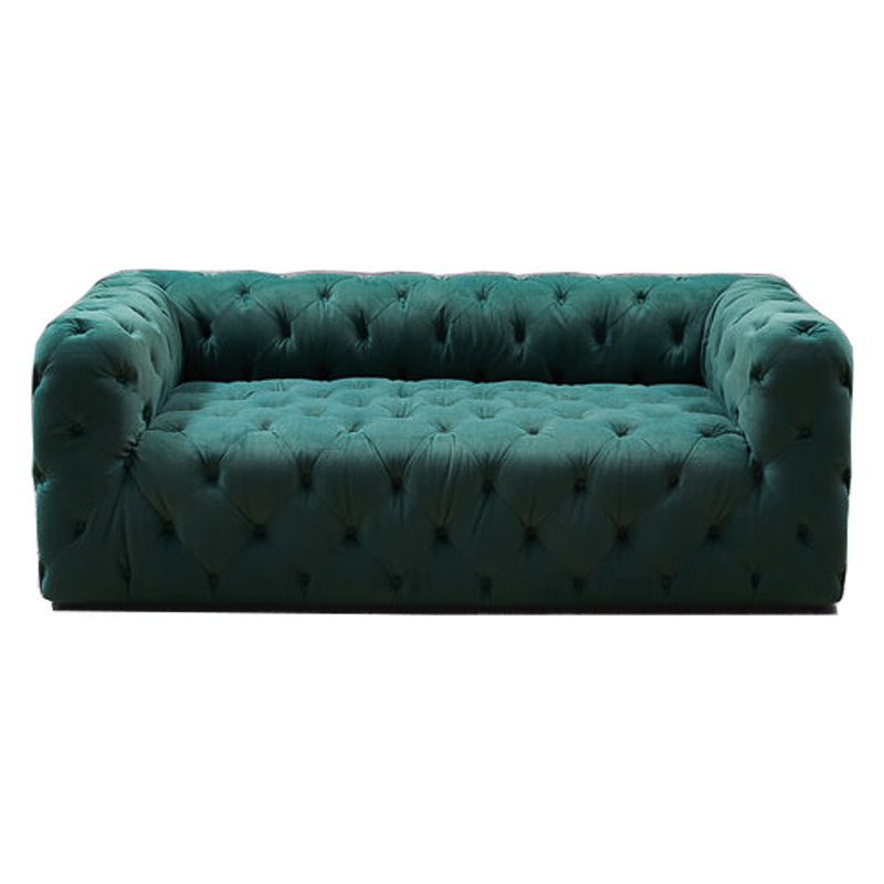 Диван Soho tufted green velor Изумрудный Диван Soho tufted green velor Изумрудный в Твери | Loft Concept