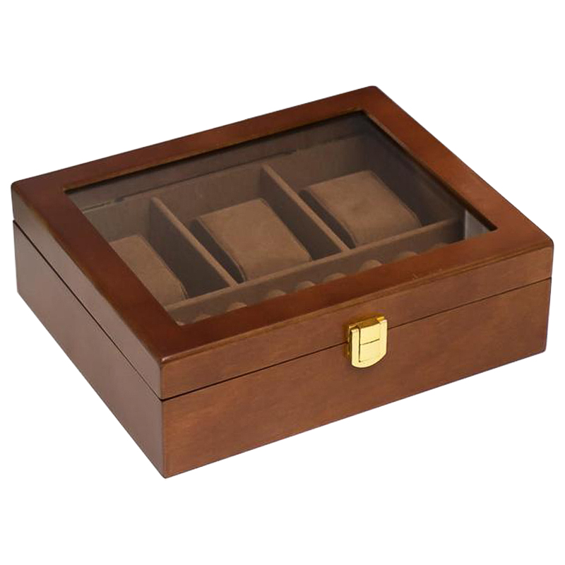 Шкатулка для часов Elio Watch Box Коричневый Шкатулка для часов Elio Watch Box Коричневый в Твери | Loft Concept