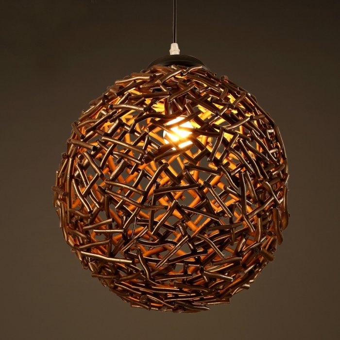 Подвесной светильник Old Wicker Pendant Sphere Подвесной светильник Old Wicker Pendant Sphere в Твери | Loft Concept