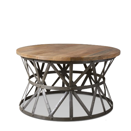 Журнальный стол Industrial Rust Barrel 80 Table Журнальный стол Industrial Rust Barrel 80 Table в Твери | Loft Concept
