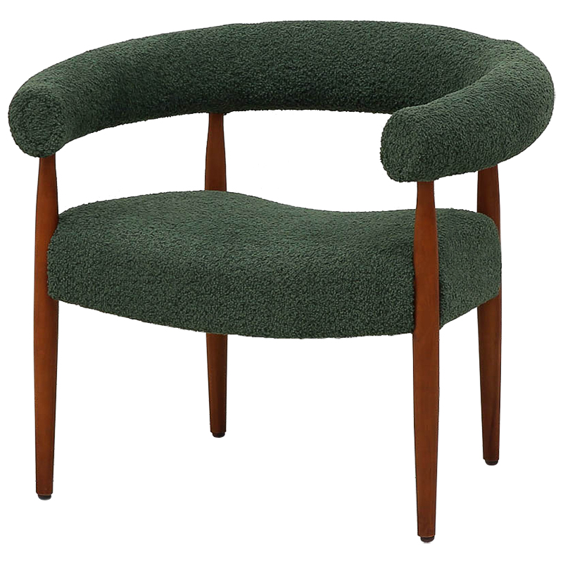 Кресло зеленое Herb Green Chair Зеленый Коричневый Кресло зеленое Herb Green Chair Зеленый Коричневый в Твери | Loft Concept