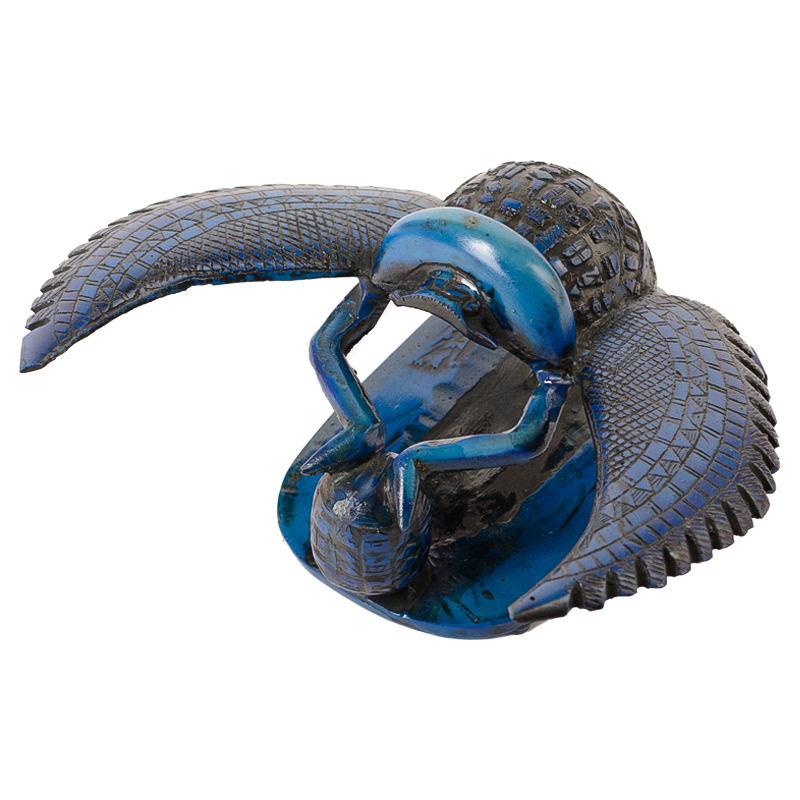 Статуэтка Скарабей Scarab Beetle with Wings blue Лазурь Синий Статуэтка Скарабей Scarab Beetle with Wings blue Лазурь Синий в Твери | Loft Concept