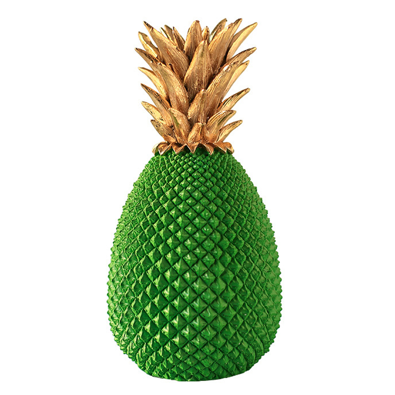 Статуэтка Gold and Green Pineapple II Зеленый Золотой Статуэтка Gold and Green Pineapple II Зеленый Золотой в Твери | Loft Concept