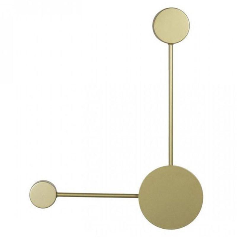 Бра Лофт Vibia Pin Wall Light 2 плафона Золотой матовый цвет матовое золото Бра Лофт Vibia Pin Wall Light 2 плафона Золотой матовый цвет матовое золото в Твери | Loft Concept