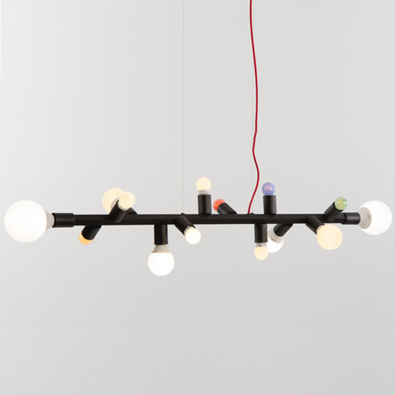 Люстра Almerich Party hanging lamp 1 Черный Мульти Люстра Almerich Party hanging lamp 1 Черный Мульти в Твери | Loft Concept