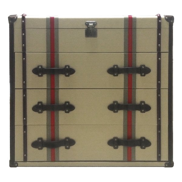 Комод с тканевой обивкой Richards Red line Canvas Medium chest of drawers Комод с тканевой обивкой Richards Red line Canvas Medium chest of drawers в Твери | Loft Concept