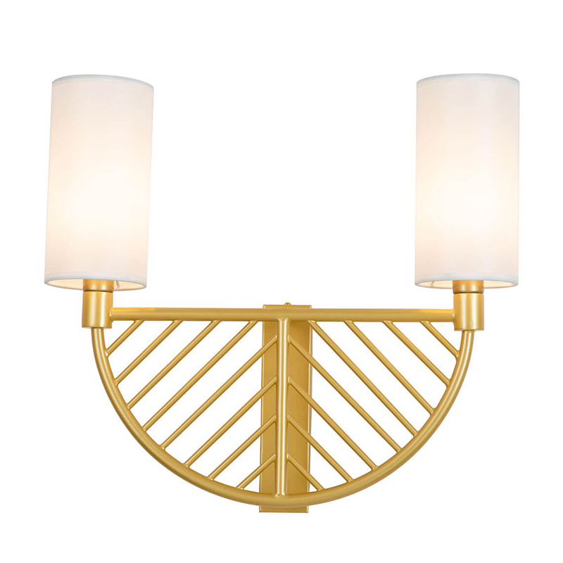 Бра Arch Lattice Wall Lamp матовое золото Белый Бра Arch Lattice Wall Lamp матовое золото Белый в Твери | Loft Concept