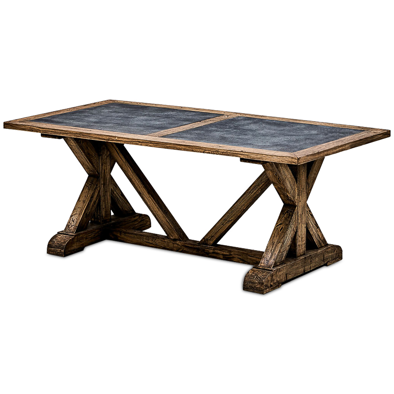 Обеденный стол Iliodor Dinner Table Коричневый Серый Обеденный стол Iliodor Dinner Table Коричневый Серый в Твери | Loft Concept