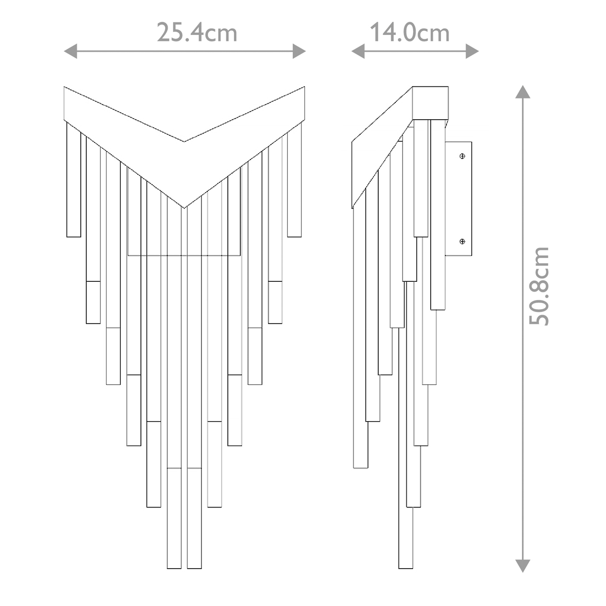 Бра с длинными прозрачными трубками Eurofase в Твери