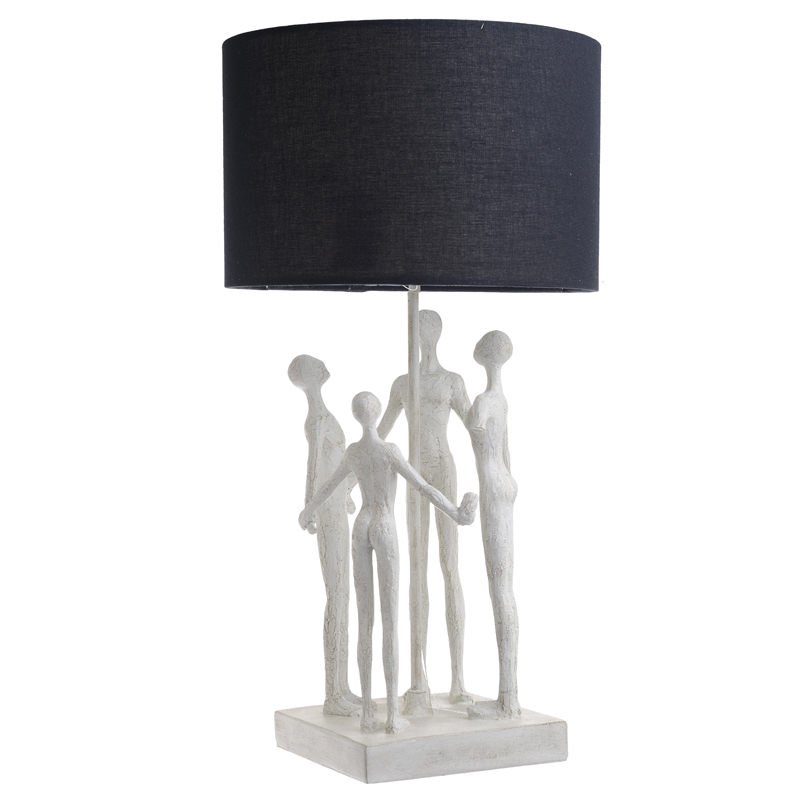 Настольная лампа Holding Hands Table lamp Белый Черный Настольная лампа Holding Hands Table lamp Белый Черный в Твери | Loft Concept