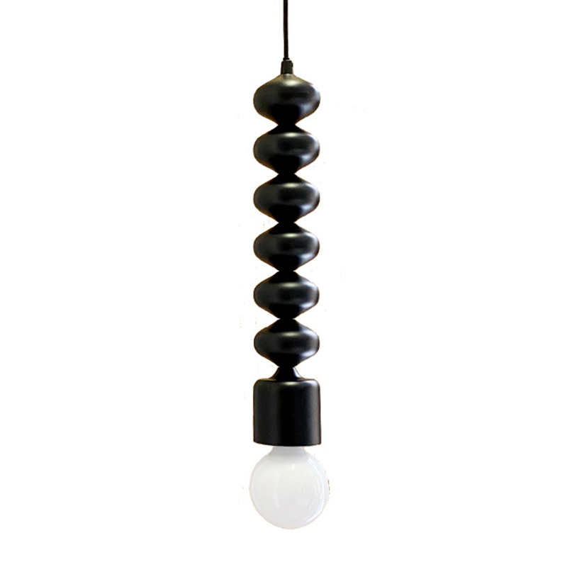 Подвесной светильник металлический черный Spherical Beads Black Черный Подвесной светильник металлический черный Spherical Beads Black Черный в Твери | Loft Concept