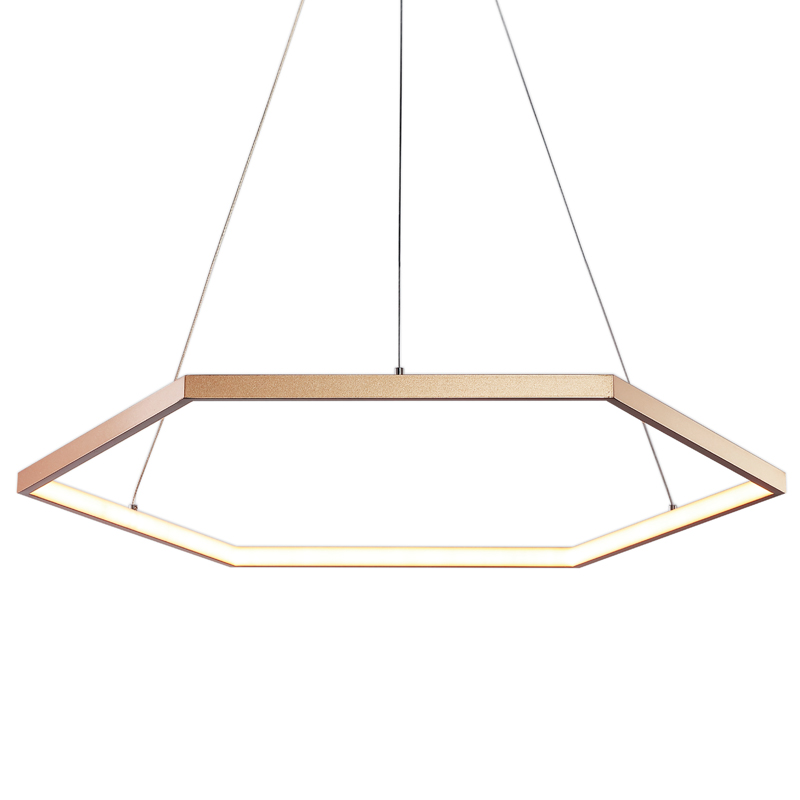 Люстра Hexagon Horizontal Золотой Люстра Hexagon Horizontal Золотой в Твери | Loft Concept