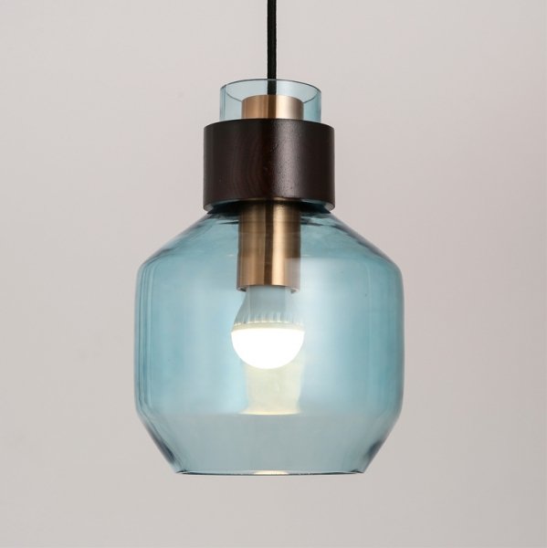 Подвесной светильник Miami Blue glass Подвесной светильник Miami Blue glass в Твери | Loft Concept