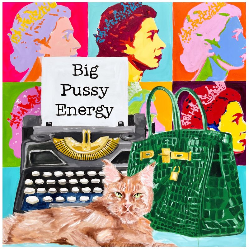 Картина Big Pussy Energy Мульти Картина Big Pussy Energy Мульти в Твери | Loft Concept
