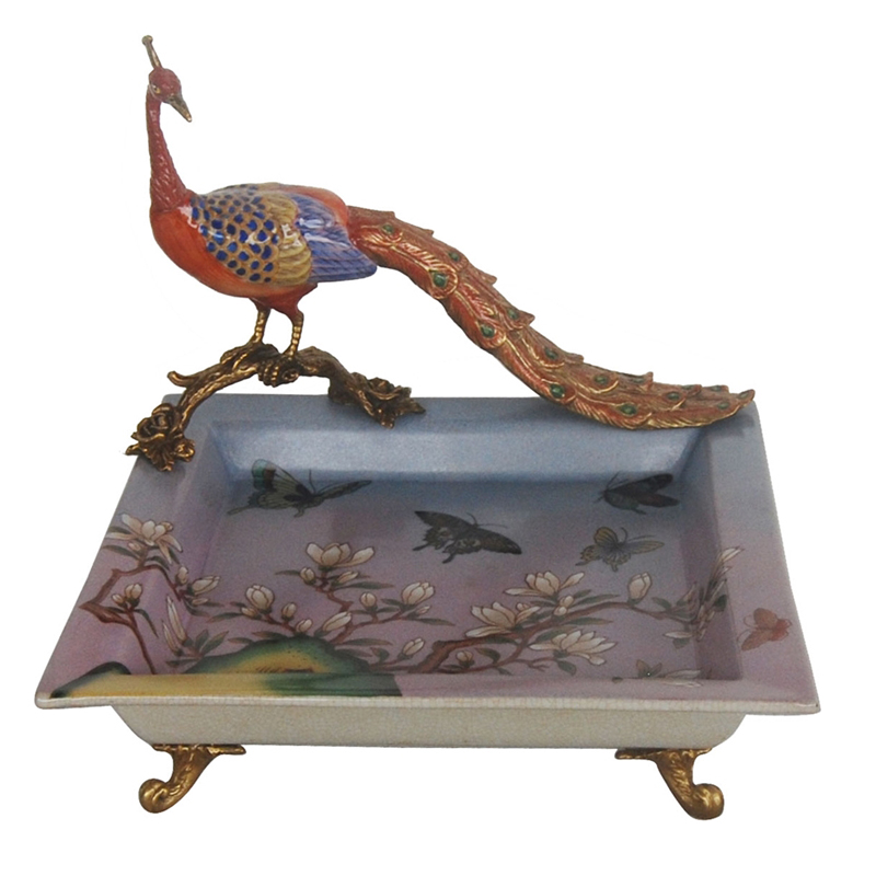Блюдо Red Peacock Бронза Мульти Блюдо Red Peacock Бронза Мульти в Твери | Loft Concept