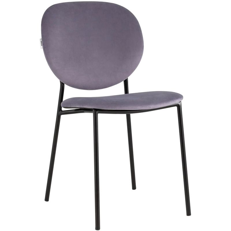 Стул Stanley Chair Пыльно-Сиреневый Велюр Сиреневый Черный Стул Stanley Chair Пыльно-Сиреневый Велюр Сиреневый Черный в Твери | Loft Concept
