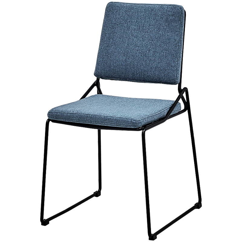 Стул Diglan Stool Светло-синий Черный Стул Diglan Stool Светло-синий Черный в Твери | Loft Concept