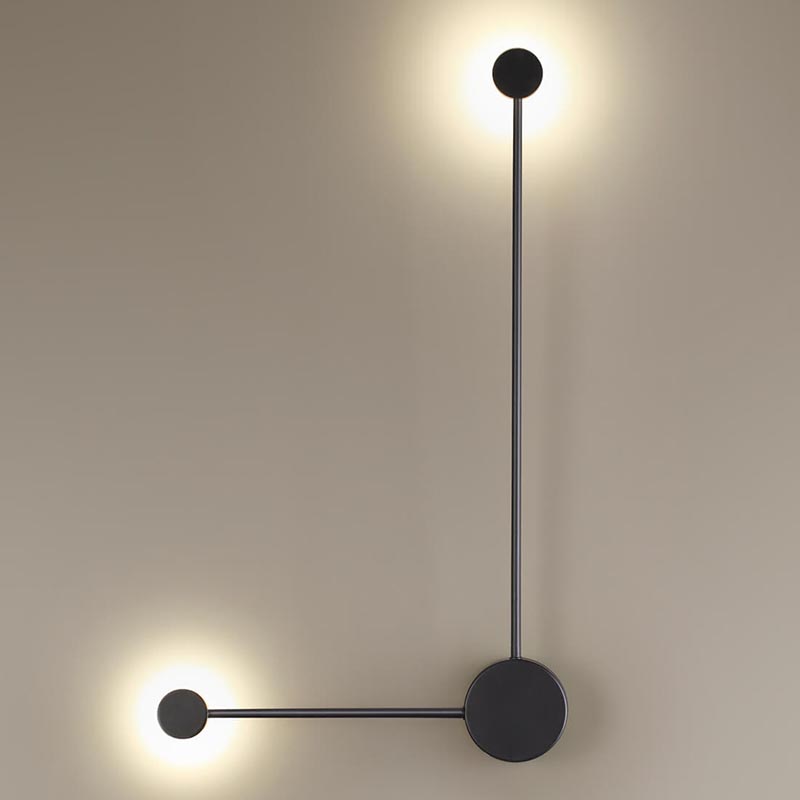 Бра Pin Wall Light Black Angle Черный Бра Pin Wall Light Black Angle Черный в Твери | Loft Concept