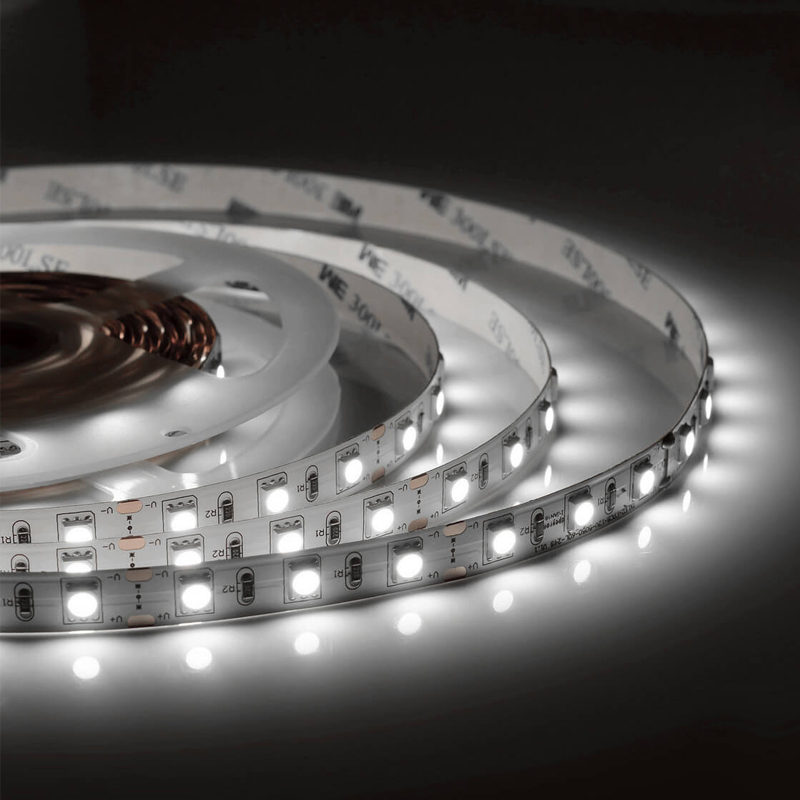 Светодиодная лента 14,4W/m 60Led/m 5050SMD дневной белый Белый в Твери | Loft Concept 