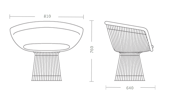 Кресло Platner lounge Кресло Platner lounge в Твери