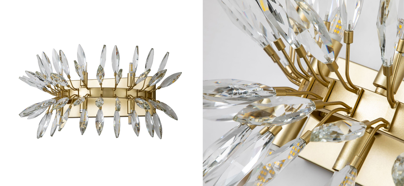 Бра с хрустальными лепестками FAIRYTREE LIGHT - фото