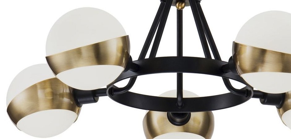 Люстра Hold Ball Brass Chandelier 5 Люстра Hold Ball Brass Chandelier 5 - Loft-Concept в Твери