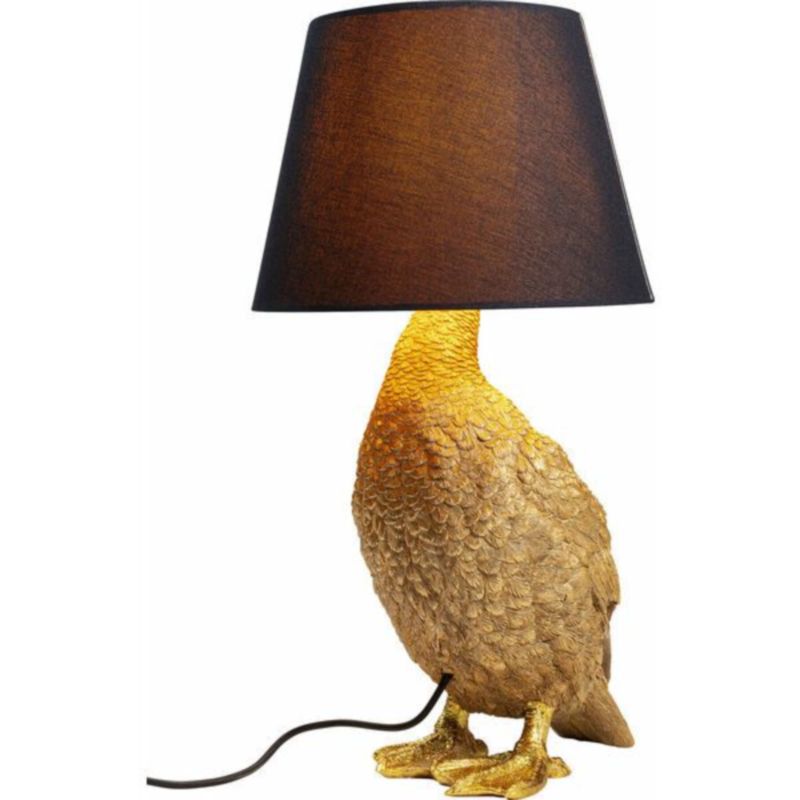 Настольная лампа A bird in ambush Черный Золотой Настольная лампа A bird in ambush Черный Золотой в Твери | Loft Concept