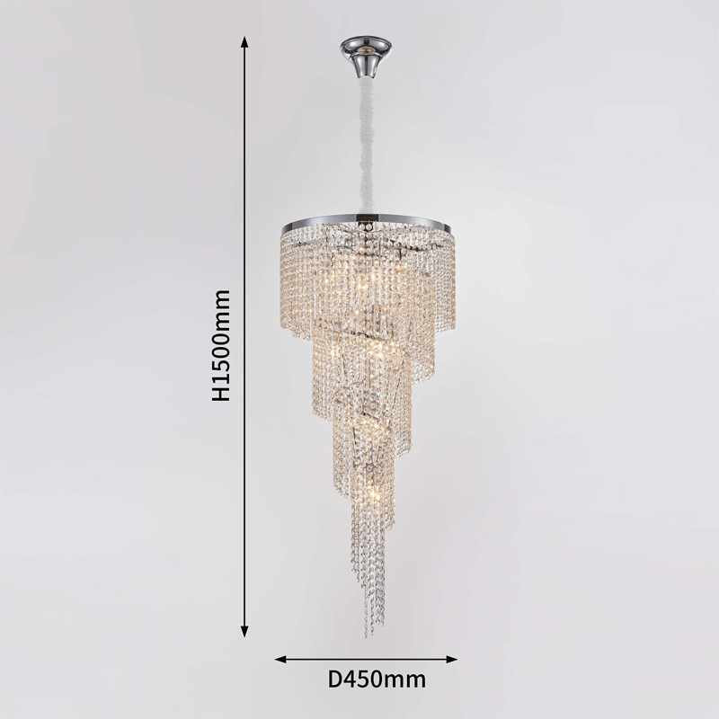 Хрустальная люстра Crystal Art Nickel D45 см Хрустальная люстра Crystal Art Nickel D45 см в Твери