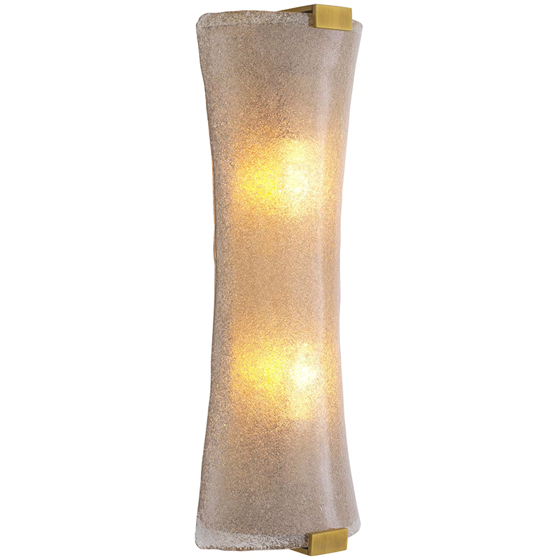 Бра Eichholtz Wall Lamp Bern Латунь Прозрачный Стекло Смок Бра Eichholtz Wall Lamp Bern Латунь Прозрачный Стекло Смок в Твери | Loft Concept