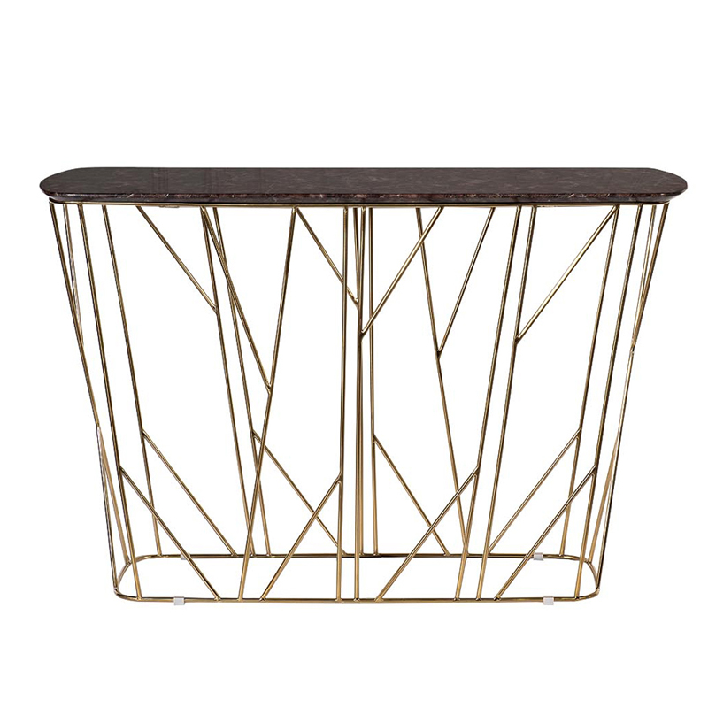 Консоль Rosalin Console Золотой Консоль Rosalin Console Золотой в Твери | Loft Concept
