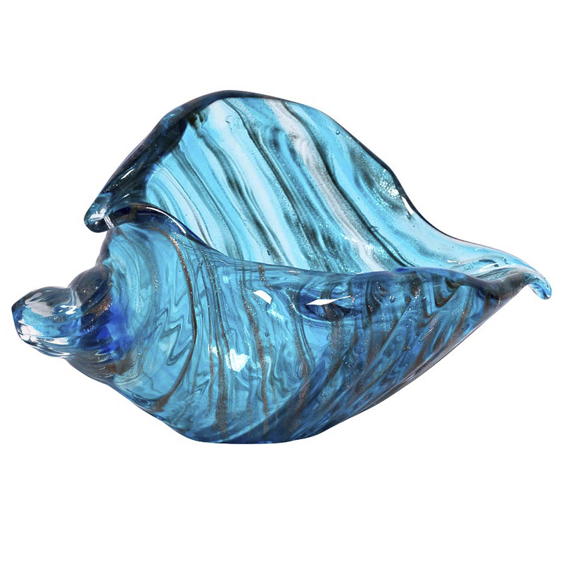 Статуэтка Glass Blue Shell Голубой Статуэтка Glass Blue Shell Голубой в Твери | Loft Concept