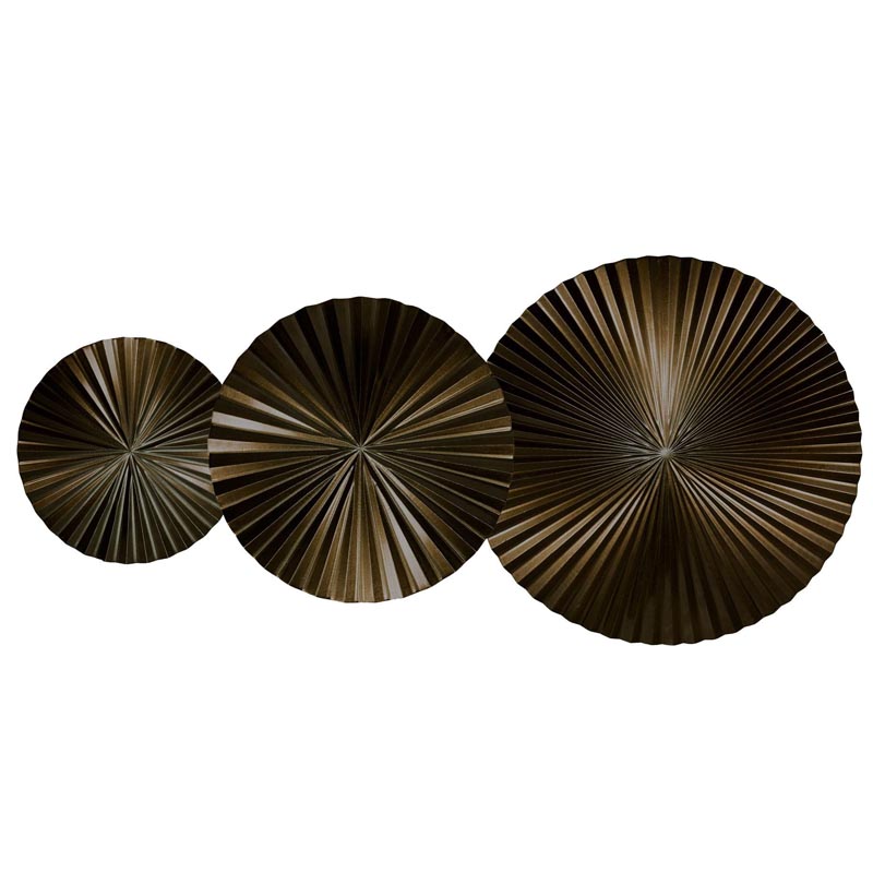 Арт-объект Apollo Brown Wall Plaque Disc 3 Коричневый Арт-объект Apollo Brown Wall Plaque Disc 3 Коричневый в Твери | Loft Concept