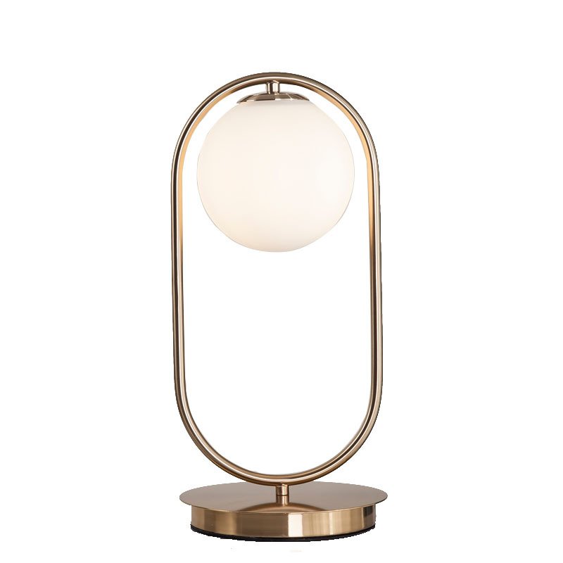 Настольная лампа CORDA TABLE LAMP Белый Латунь Настольная лампа CORDA TABLE LAMP Белый Латунь в Твери | Loft Concept