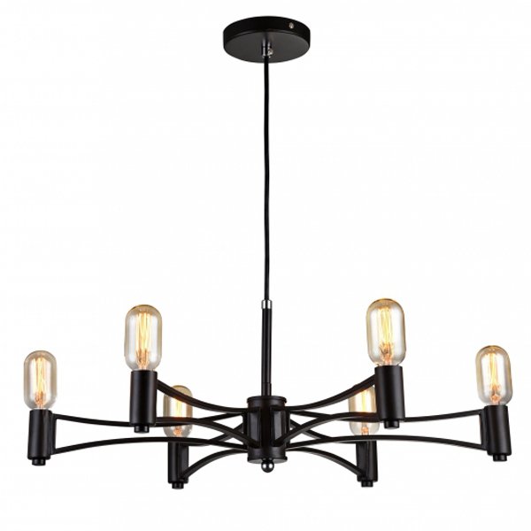 Люстра Loft Droplet Chandelier 6 Черный Люстра Loft Droplet Chandelier 6 Черный в Твери | Loft Concept