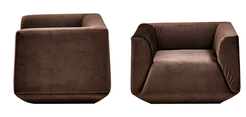 Armchair Cube Brown Большое Кресло Куб Armchair Cube Brown Большое Кресло Куб - Loft-Concept в Твери