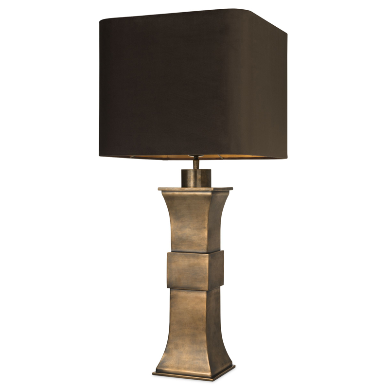 Настольная лампа Eichholtz Table Lamp Avia Латунь Античная полированная Черный Настольная лампа Eichholtz Table Lamp Avia Латунь Античная полированная Черный в Твери | Loft Concept