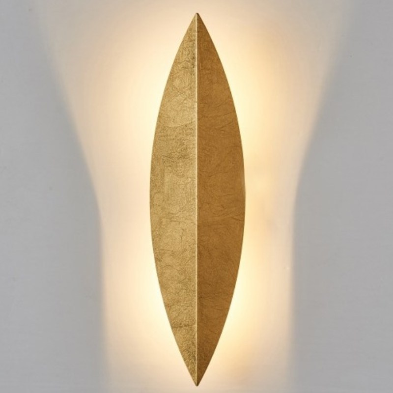 Art Deco Leaf Wall Lamp Gold Золотой Art Deco Leaf Wall Lamp Gold Золотой в Твери | Loft Concept