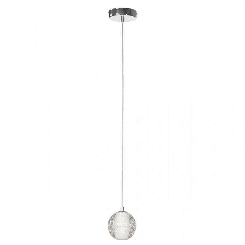 Светодиодный Подвесной Светильник Bocci 1 шарик Led Crystal Glass Серебряный Прозрачное Стекло Светодиодный Подвесной Светильник Bocci 1 шарик Led Crystal Glass Серебряный Прозрачное Стекло в Твери | Loft Concept