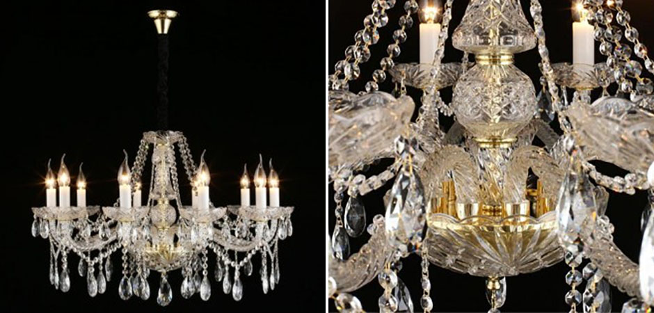 Люстра Crystal Lights Золотая Люстра Crystal Lights Золотая - Loft-Concept в Твери