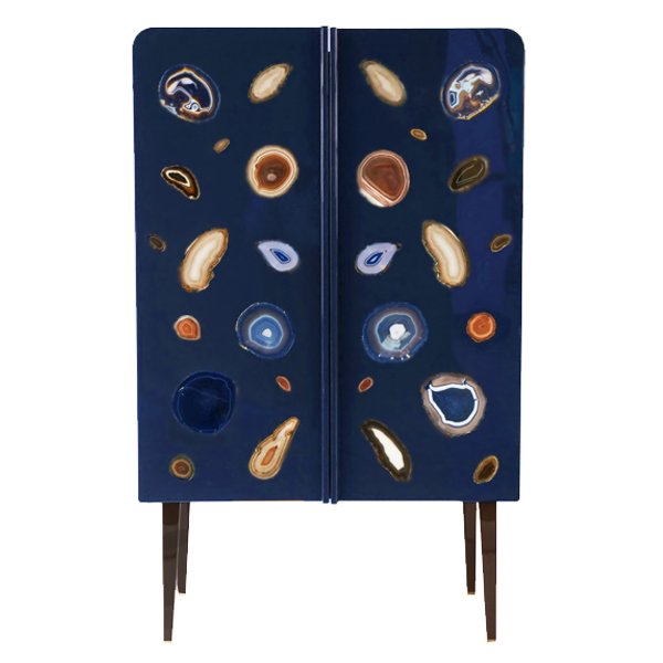 Patrick Naggar Gem Cabinet шкаф украшенный агатами Коричневый Шоколад (Chocolate) Patrick Naggar Gem Cabinet шкаф украшенный агатами Коричневый Шоколад (Chocolate) в Твери | Loft Concept