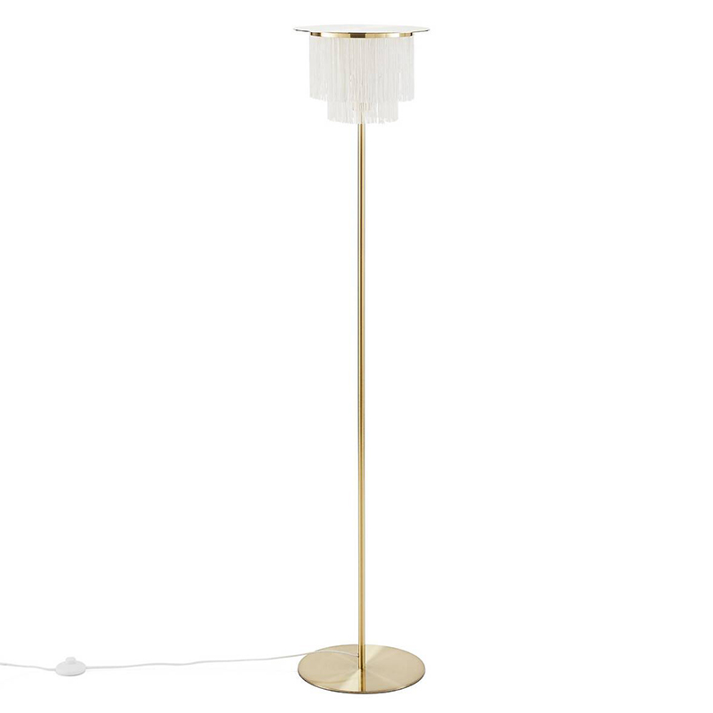 Торшер Houtique Floor lamp Cream Кремовый Латунь Торшер Houtique Floor lamp Cream Кремовый Латунь в Твери | Loft Concept