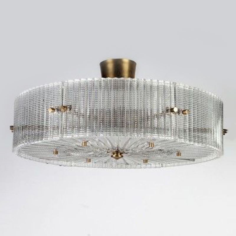 Потолочный светильник Cillian Ceiling Lamp Латунь Прозрачный Потолочный светильник Cillian Ceiling Lamp Латунь Прозрачный в Твери | Loft Concept