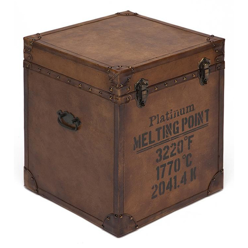 Сундук Vintage buffalo leather chest Коричневый винтаж в Твери | Loft Concept 