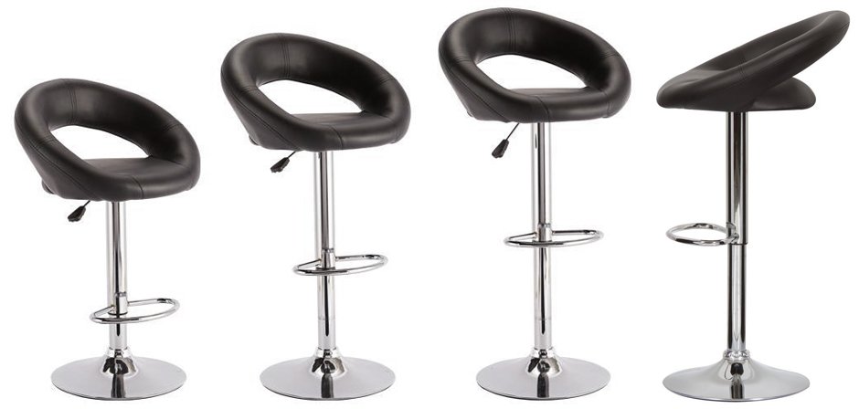 Барный стул Ring black Барный стул Ring black - Loft-Concept в Твери